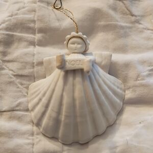 Margaret Furlong White  "NOEL" Angel Ornament
